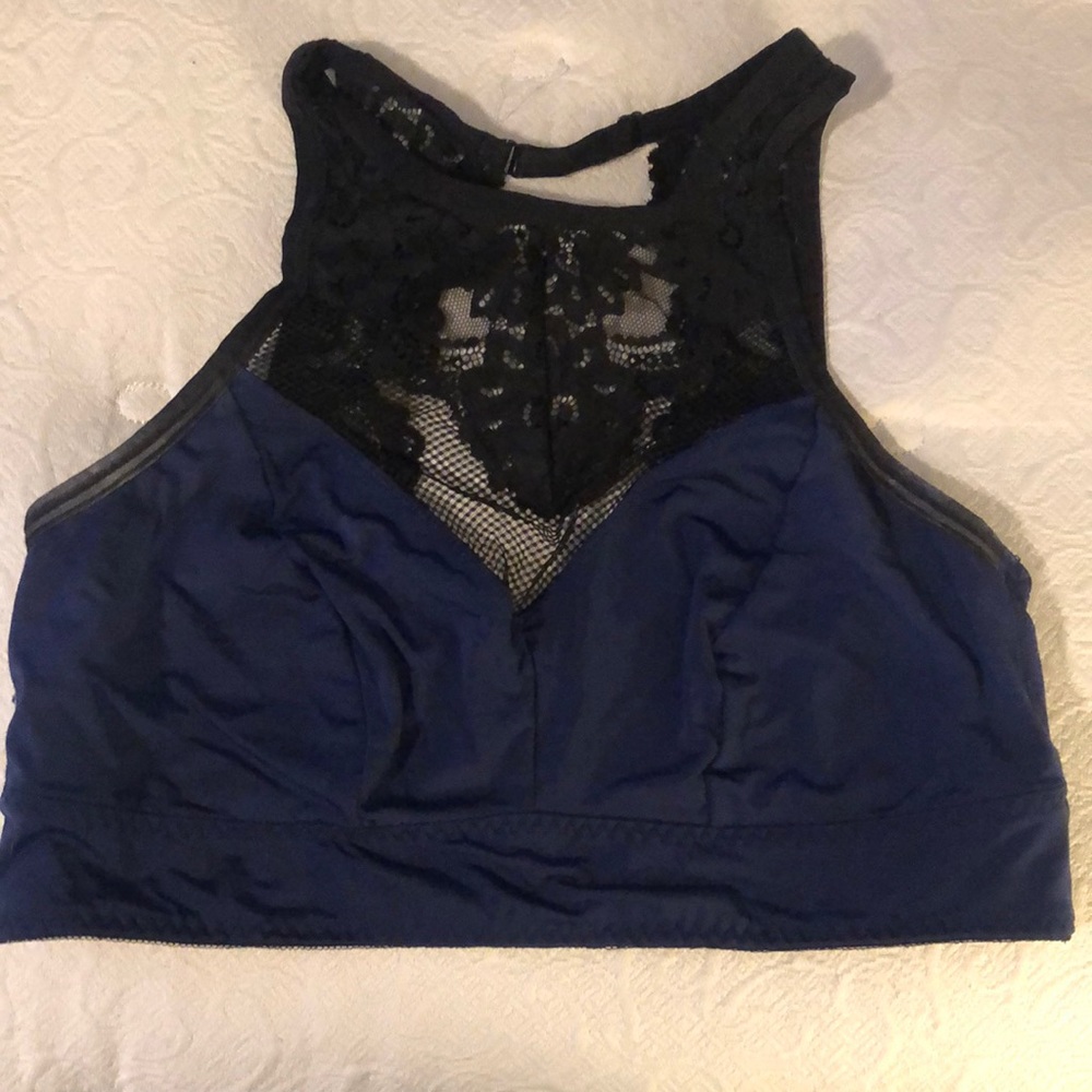 Torrid Navy Bralette Sz 0